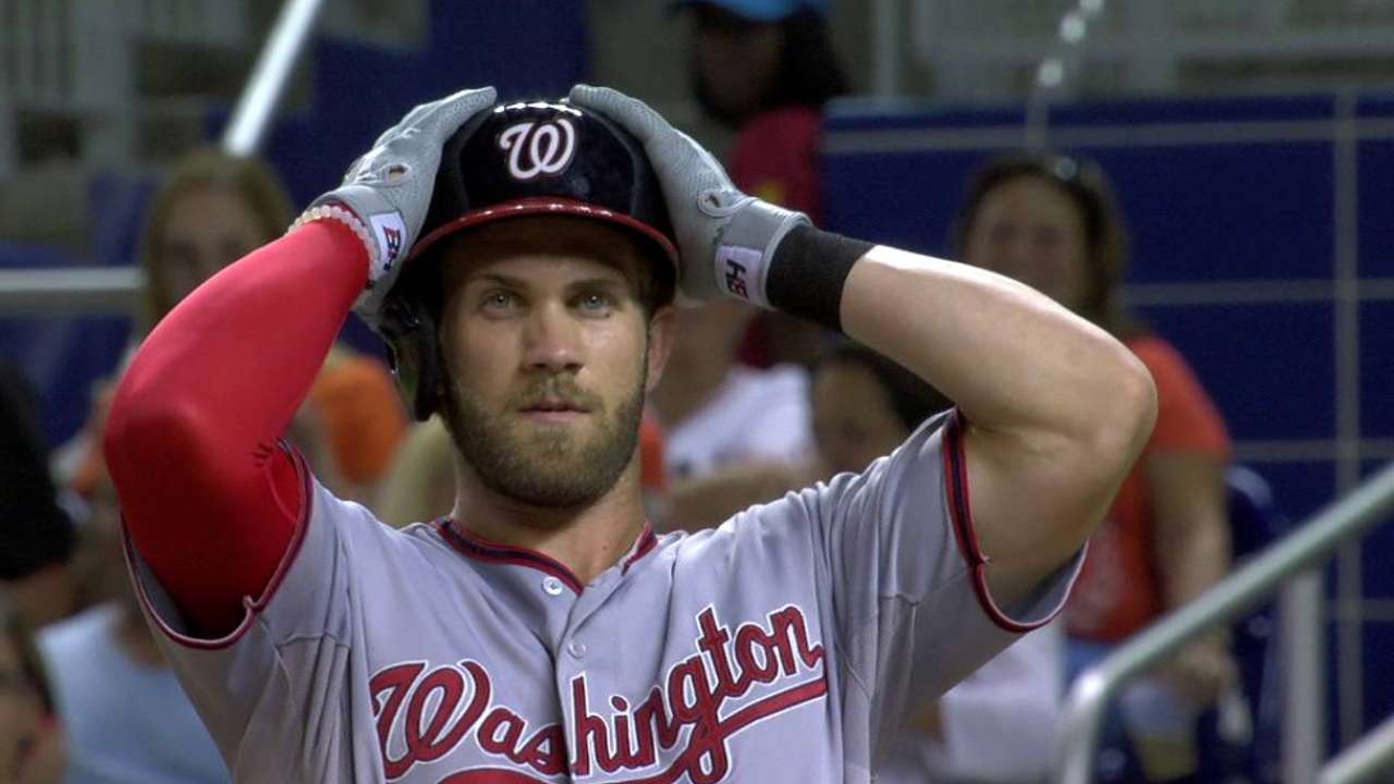 Fernandez strikes out Harper
