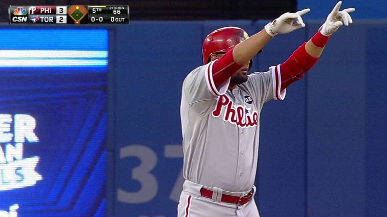 Blanco's RBI double
