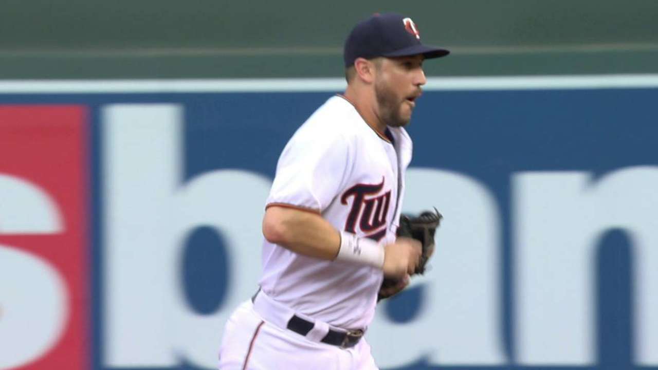 Plouffe placed on paternity list; Polanco recalled