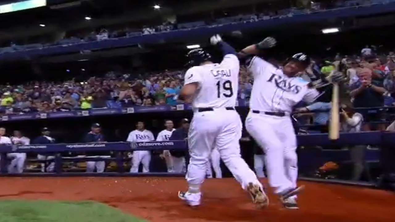 Casali's 2nd straight multi-HR game leads Rays