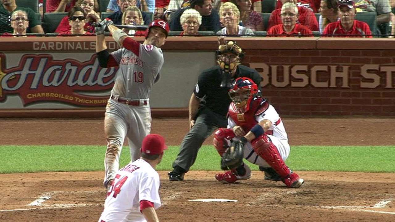 De la mano de Votto y Leake, Rojos blanquean a S.L.