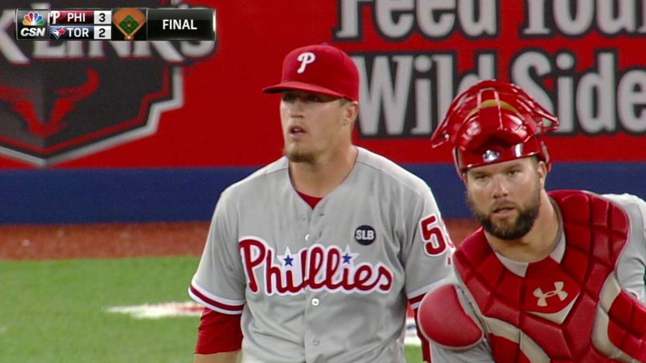 Phillies slug past Blue Jays for comeback win