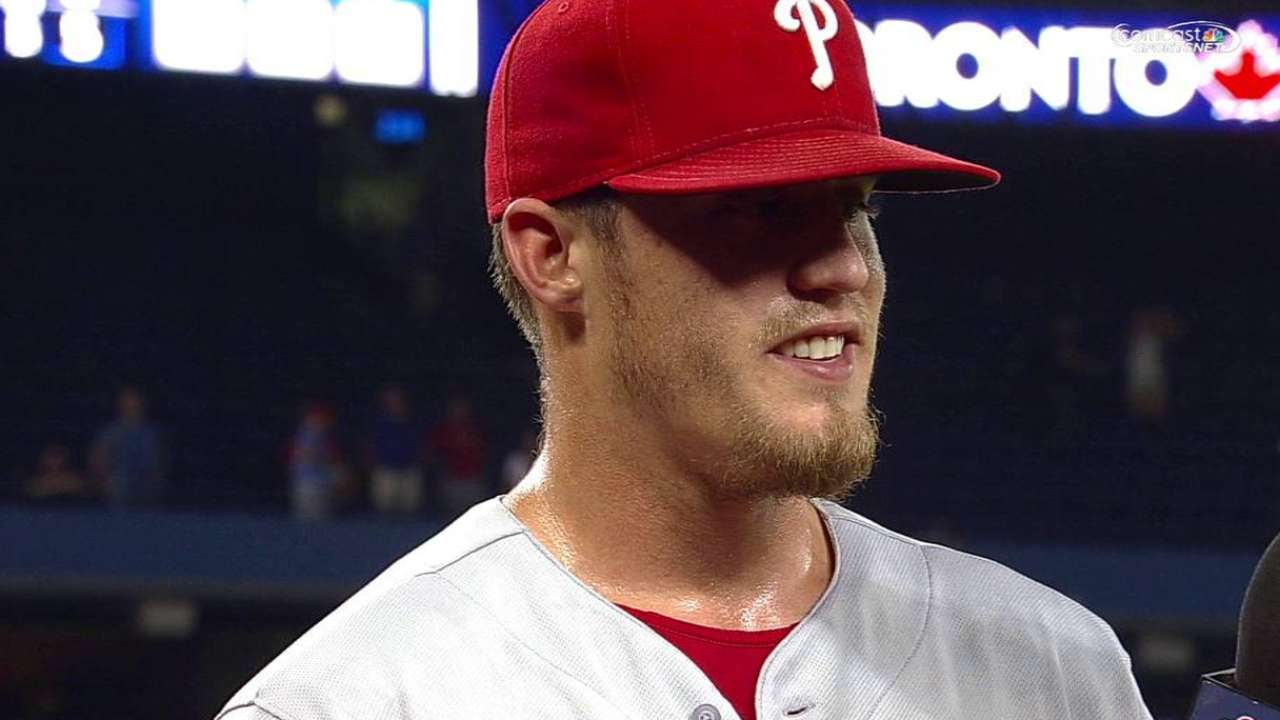 Giles discusses win, save