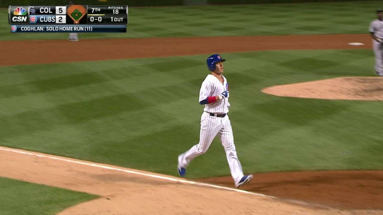 Coghlan's solo homer
