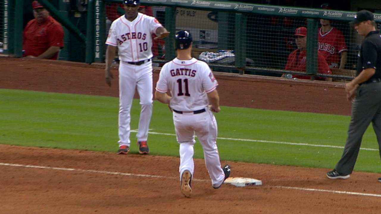 Gattis' RBI triple