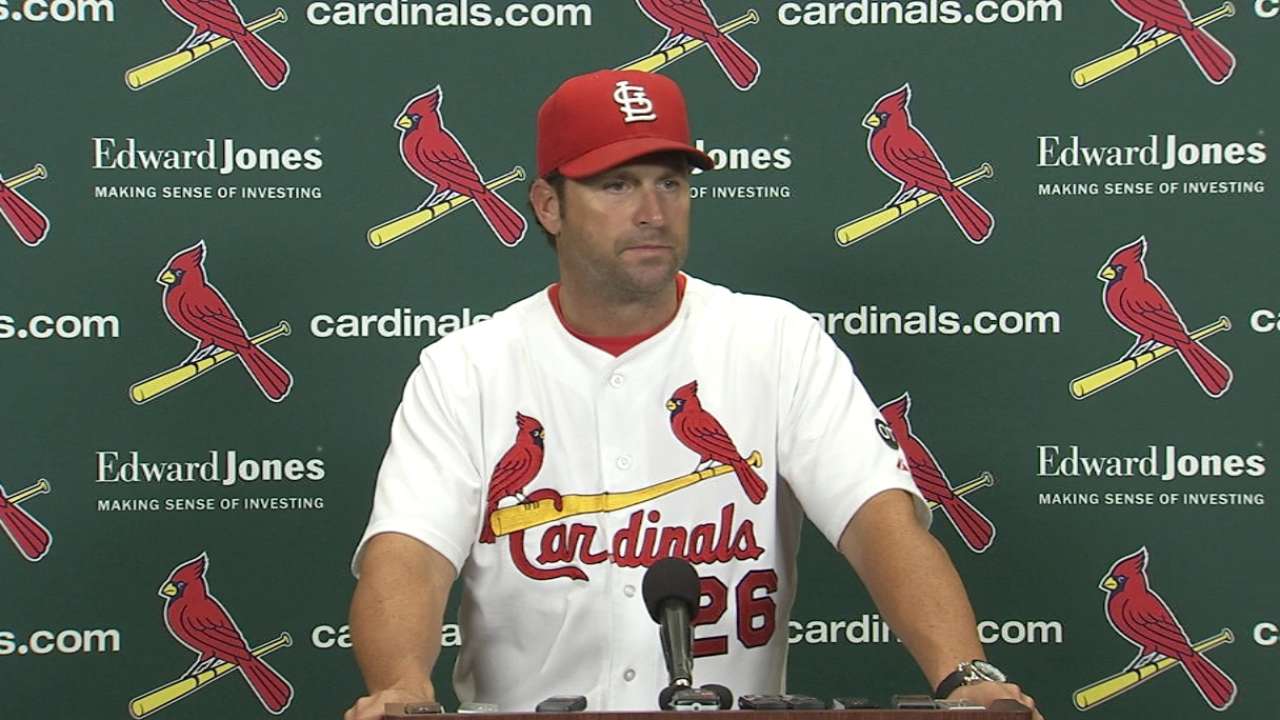 Matheny on Garcia in loss