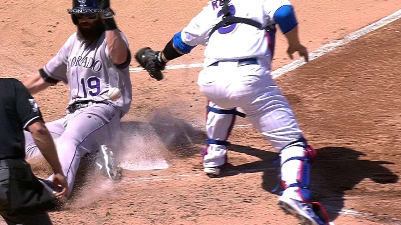 Arenado's sacrifice fly
