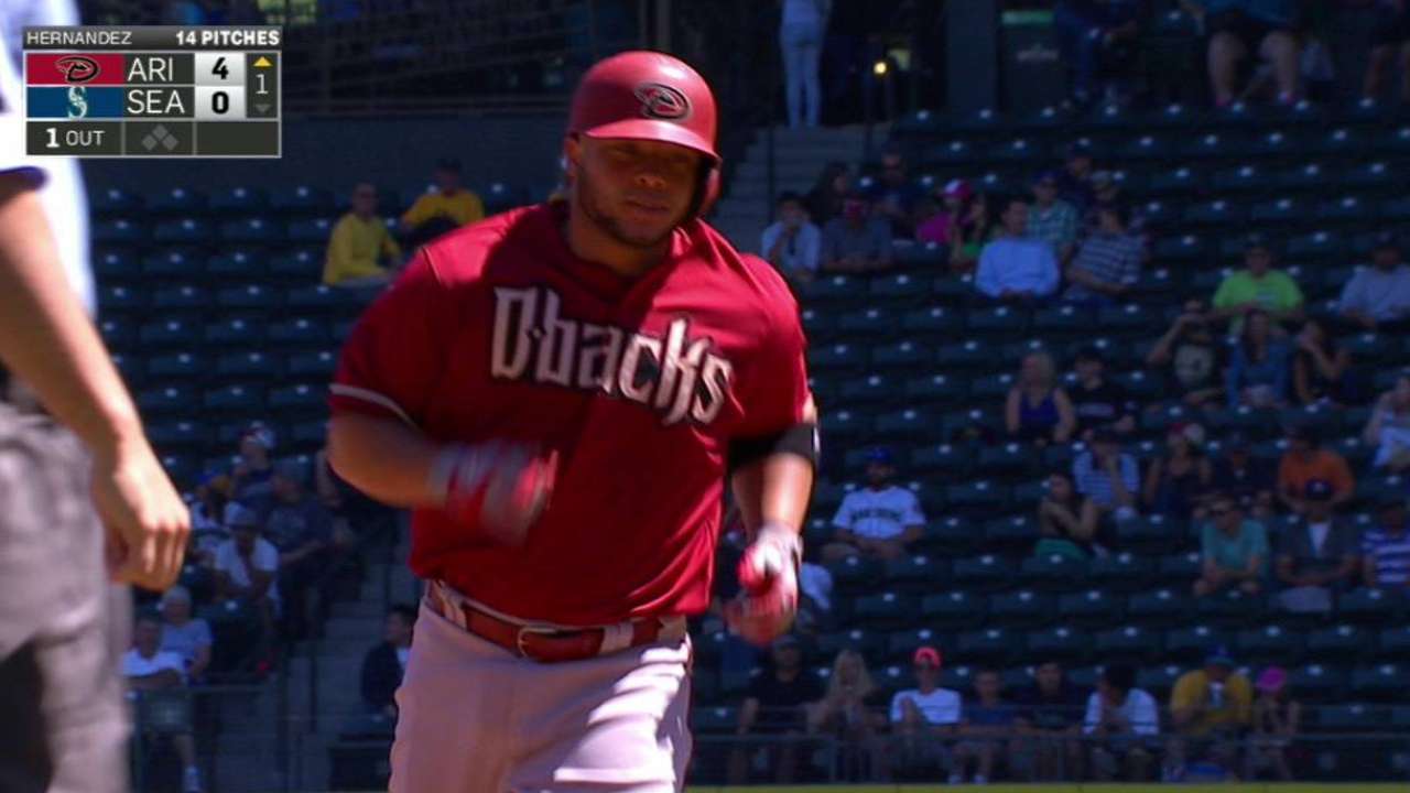 D-backs barren a Marineros con dos jonrones de Welington Castillo