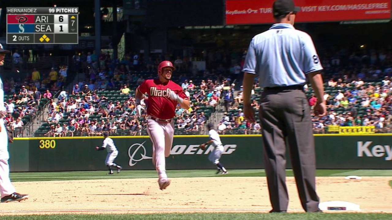 Peralta's two-run triple