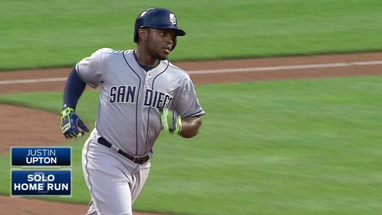 J. Upton blocks out trade noise with loud bat