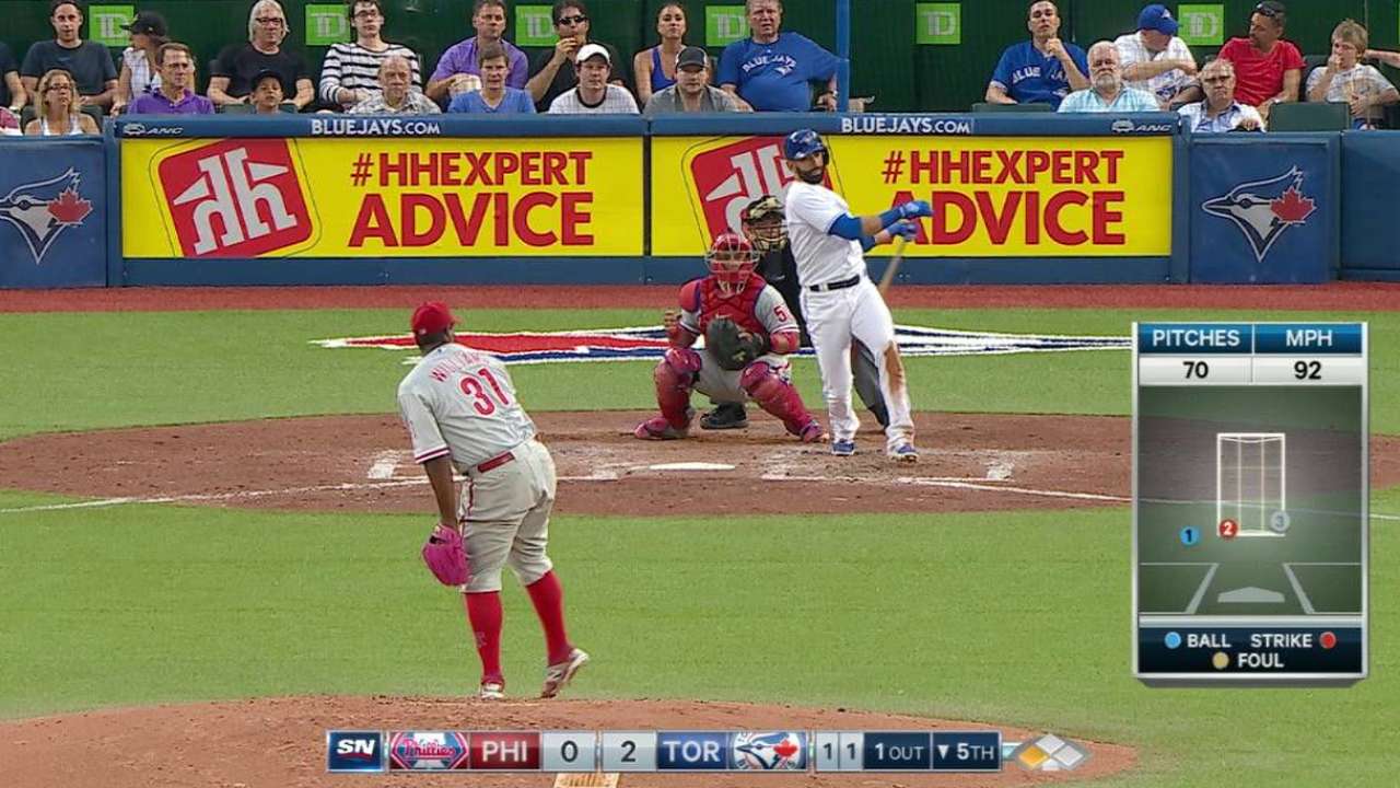 Bautista's RBI single