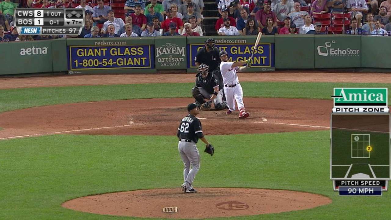 Napoli's solo homer