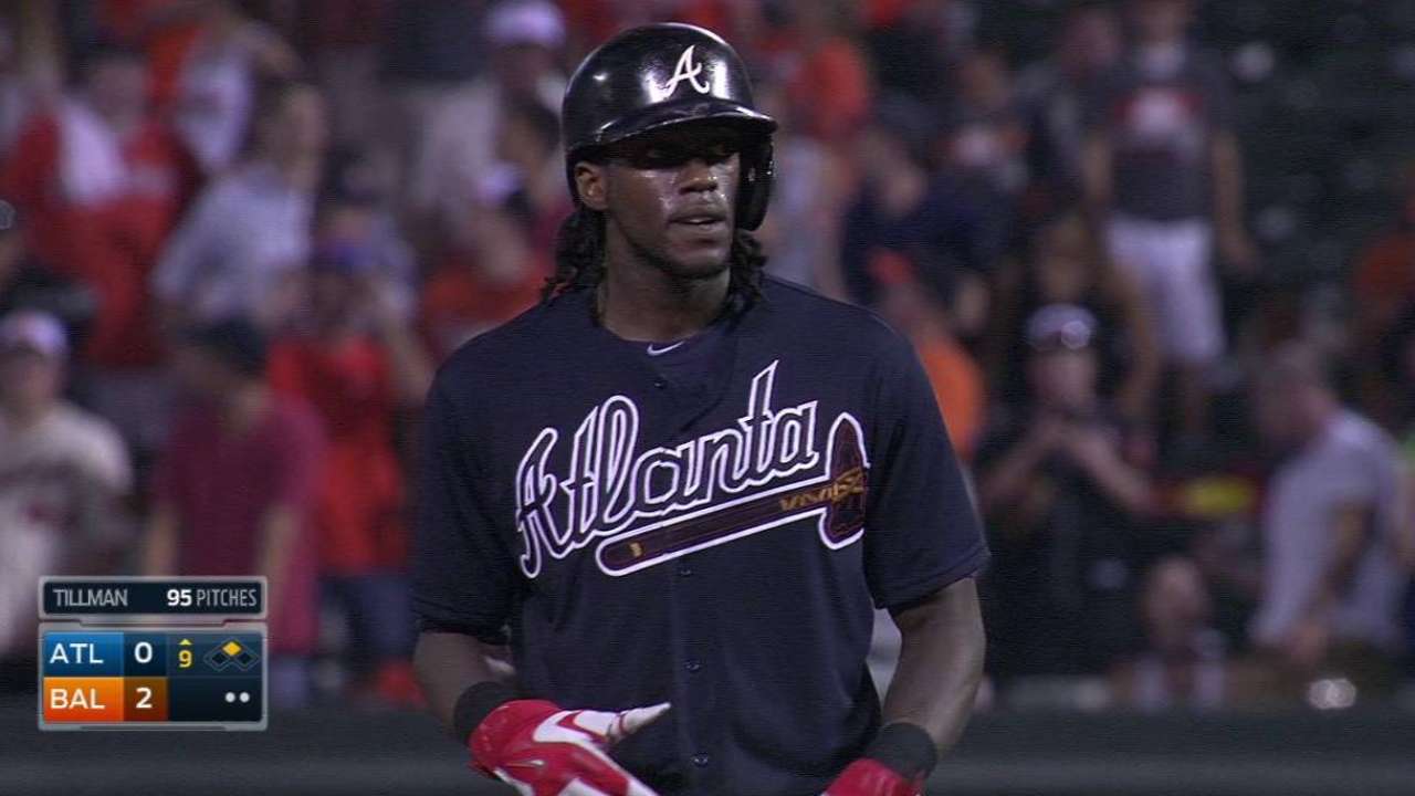 Maybin excels with Braves, his childhood dream team