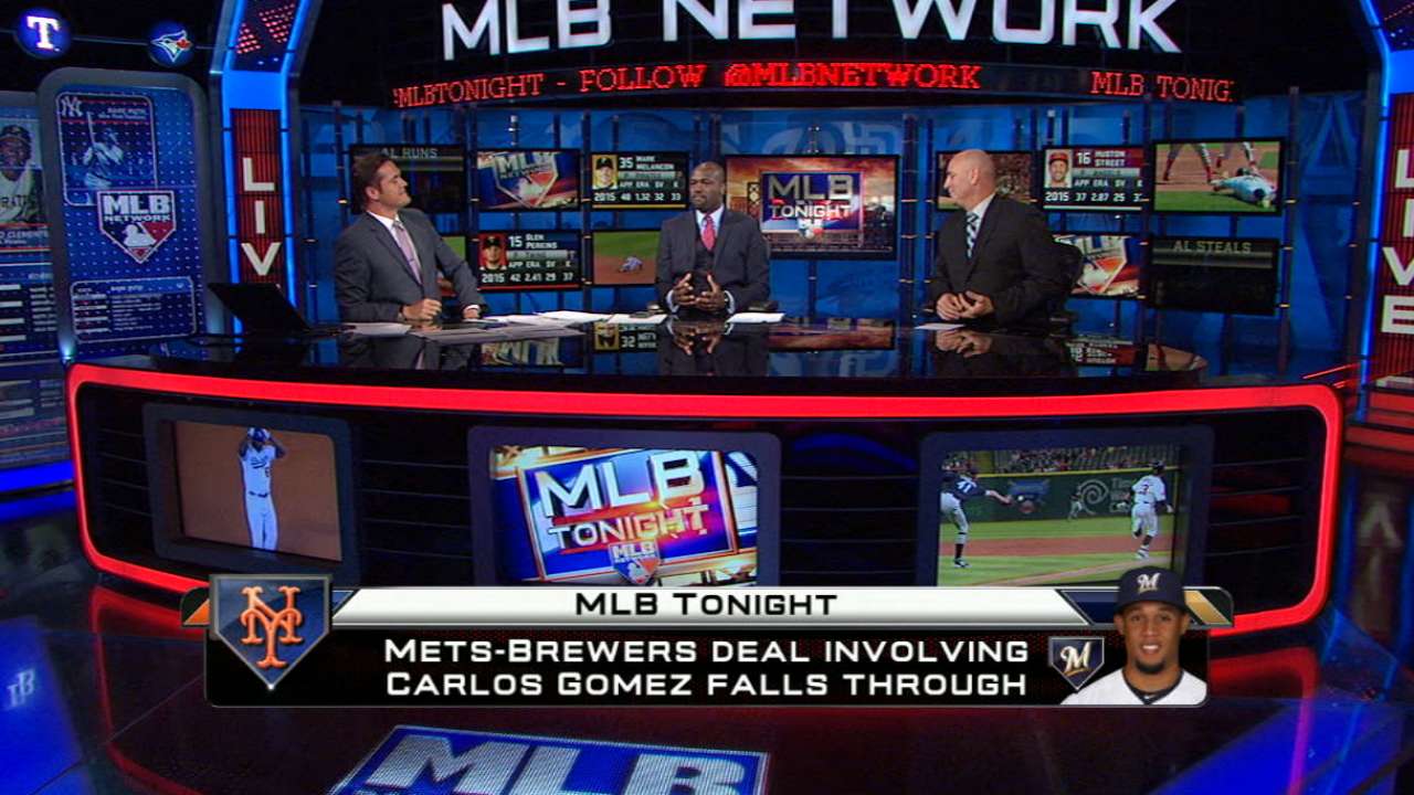 Mets, Brewers put brakes on Gomez deal