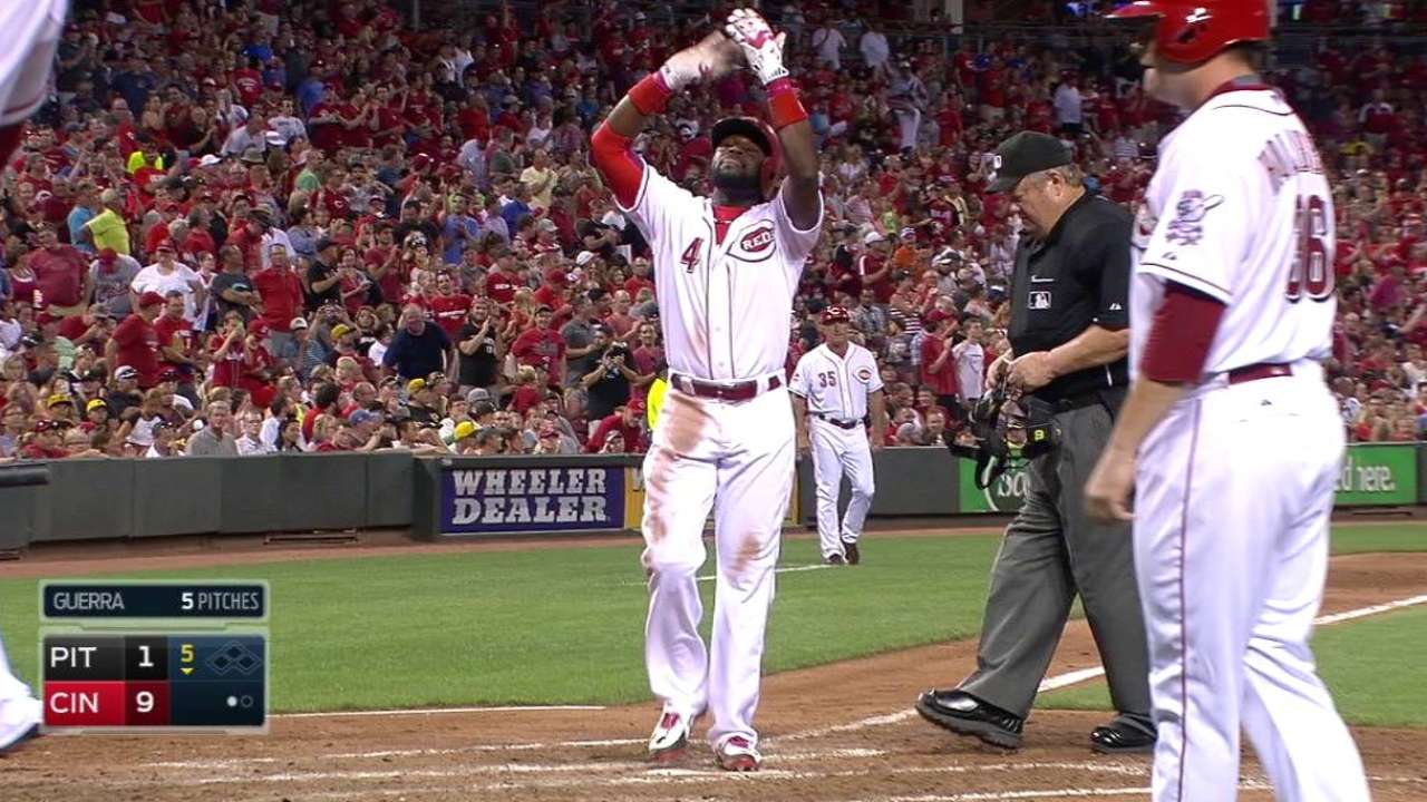 Phillips y la ofensiva de Rojos explotaron ante Piratas