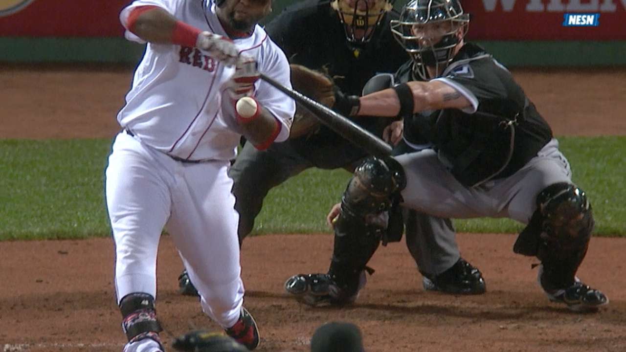 Sandoval exits game after being hit by pitch