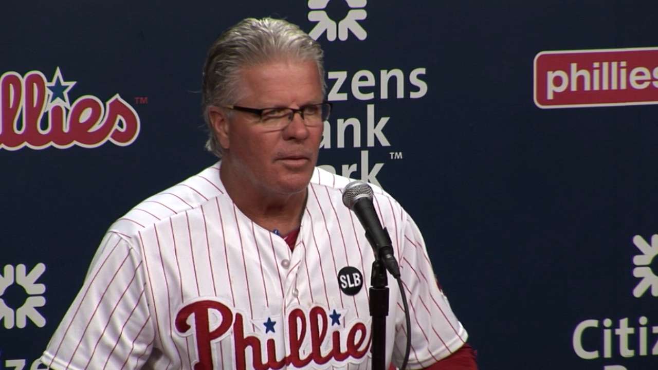 Mackanin on Harang, Phils' win