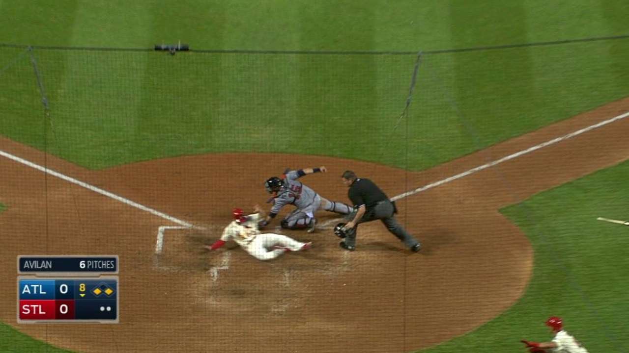 Cardinals strike late after Martinez-Miller duel