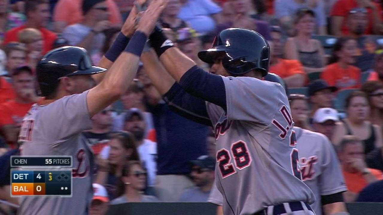 J.D. Martinez's two-run homer