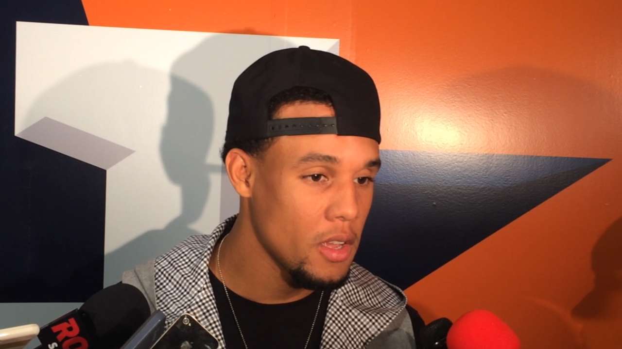 Gregarious Gomez fits right in with Astros