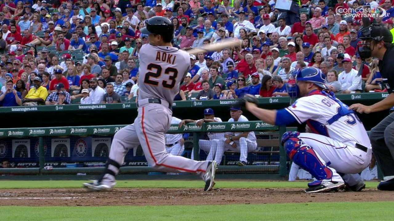 Aoki's RBI double