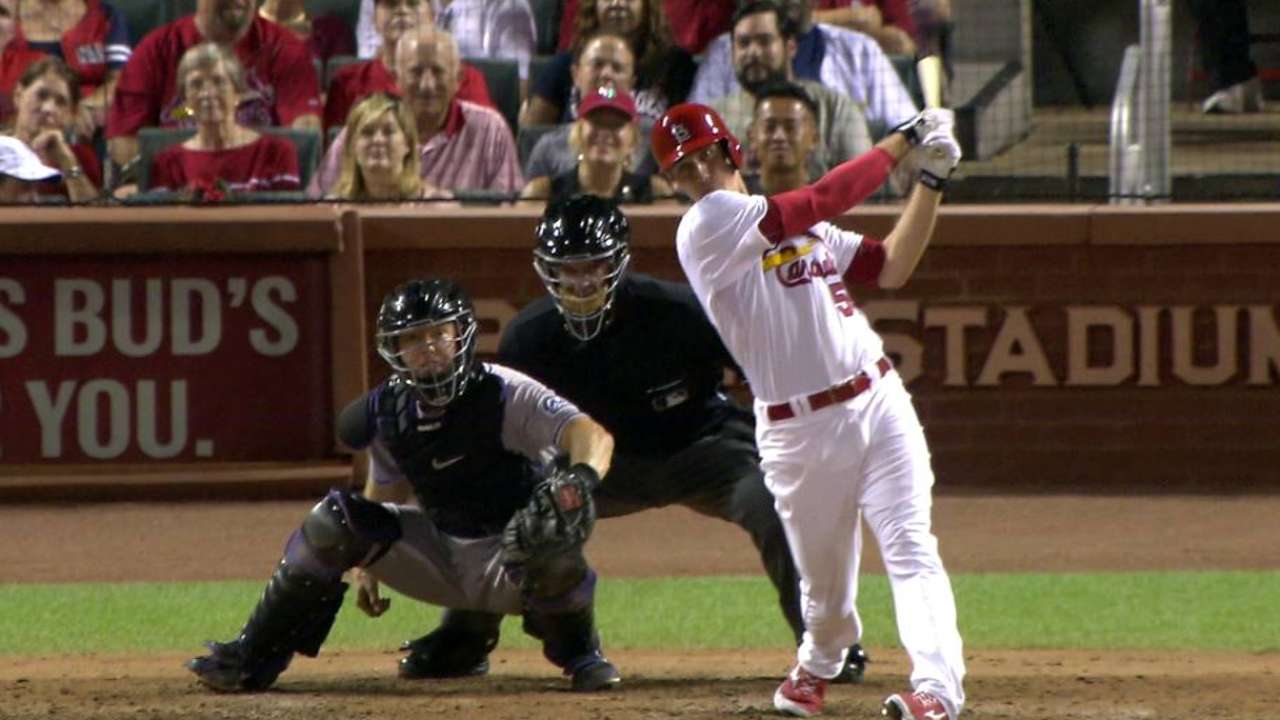 Piscotty's two-run double