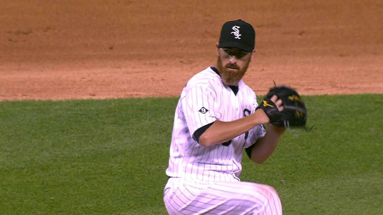 LaRoche makes pitching debut