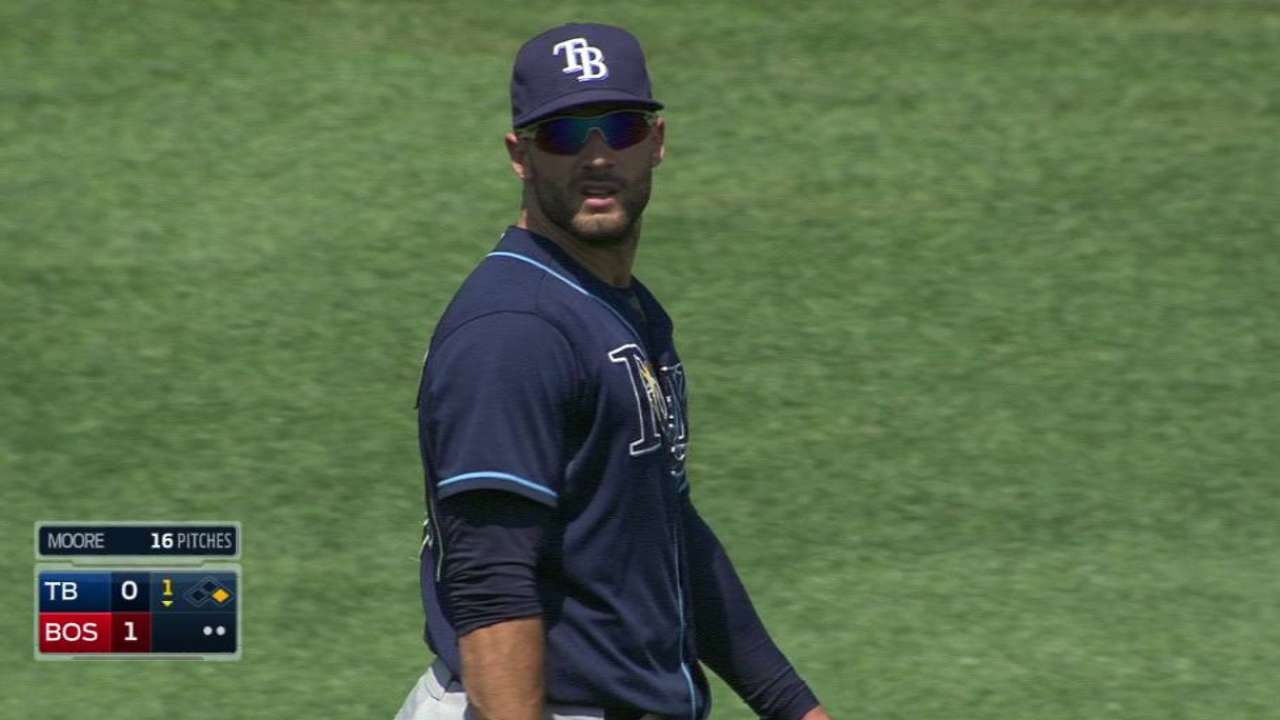 Rays to option Moore to Triple-A Durham
