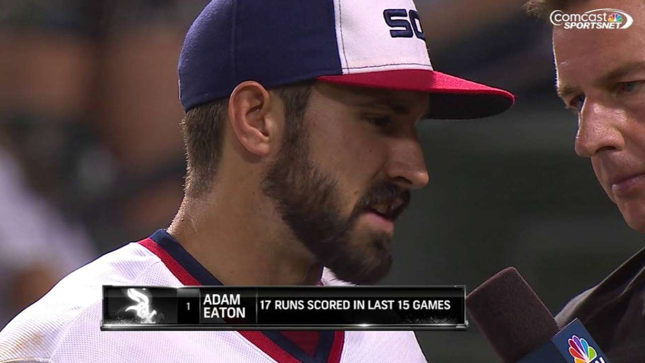Eaton on White Sox momentum