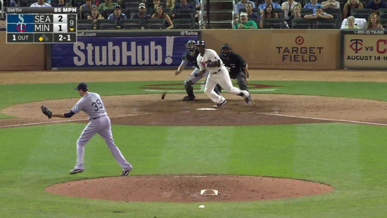 Smith holds runner at third
