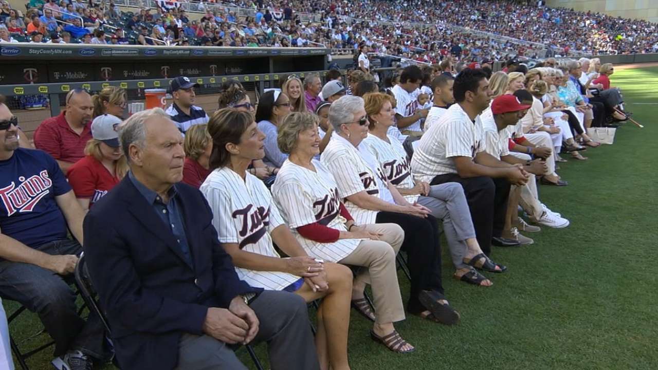 Twins honor 50th anniversary of '65 AL pennant