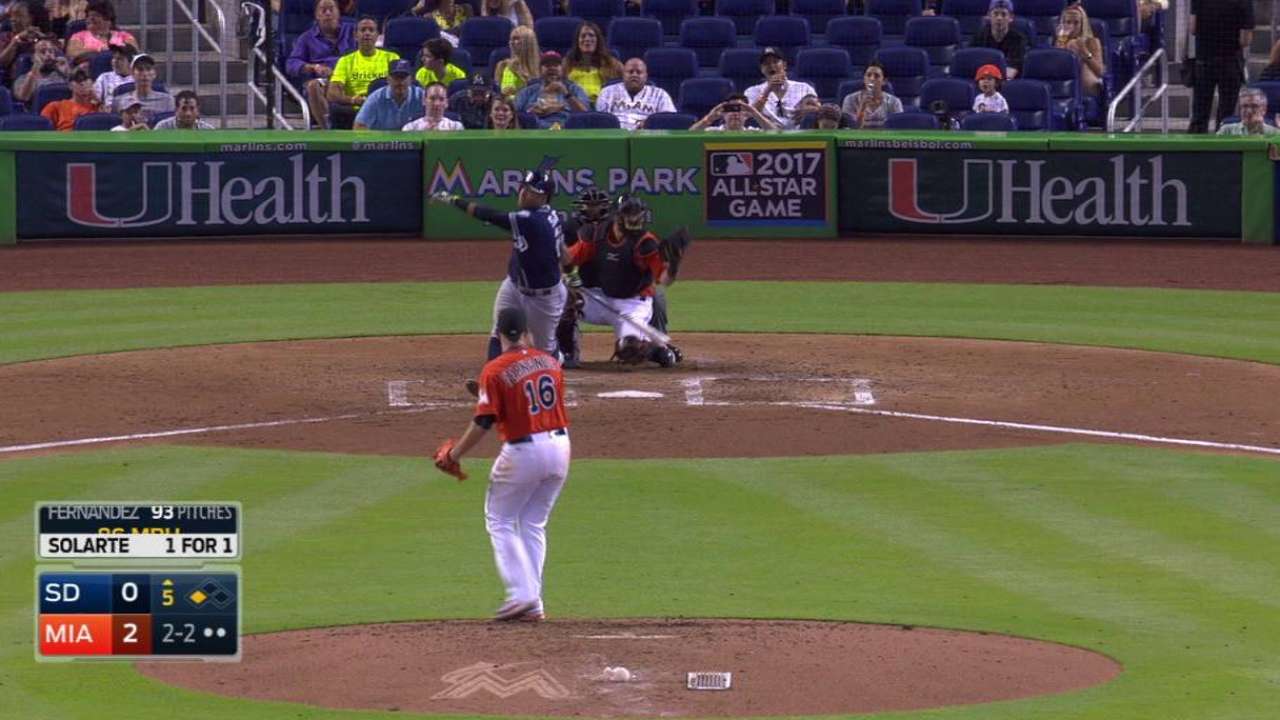 Fernandez's clutch strikeout