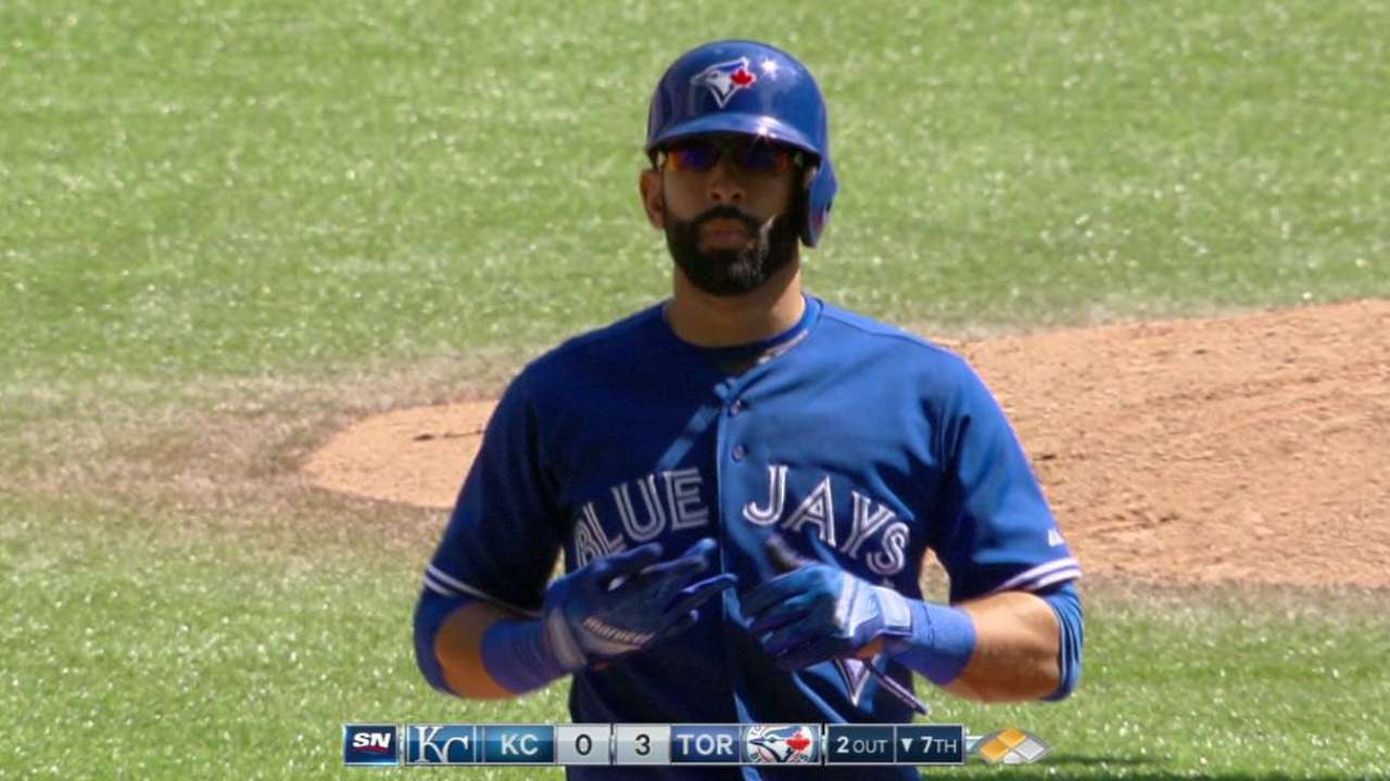 Bautista's RBI double