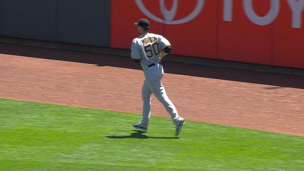 Morton's seven scoreless