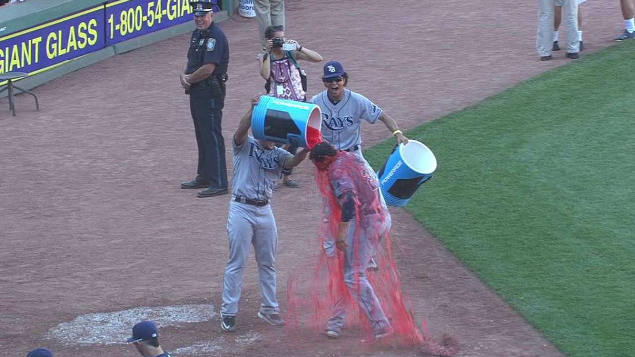 Loney on Rays' win