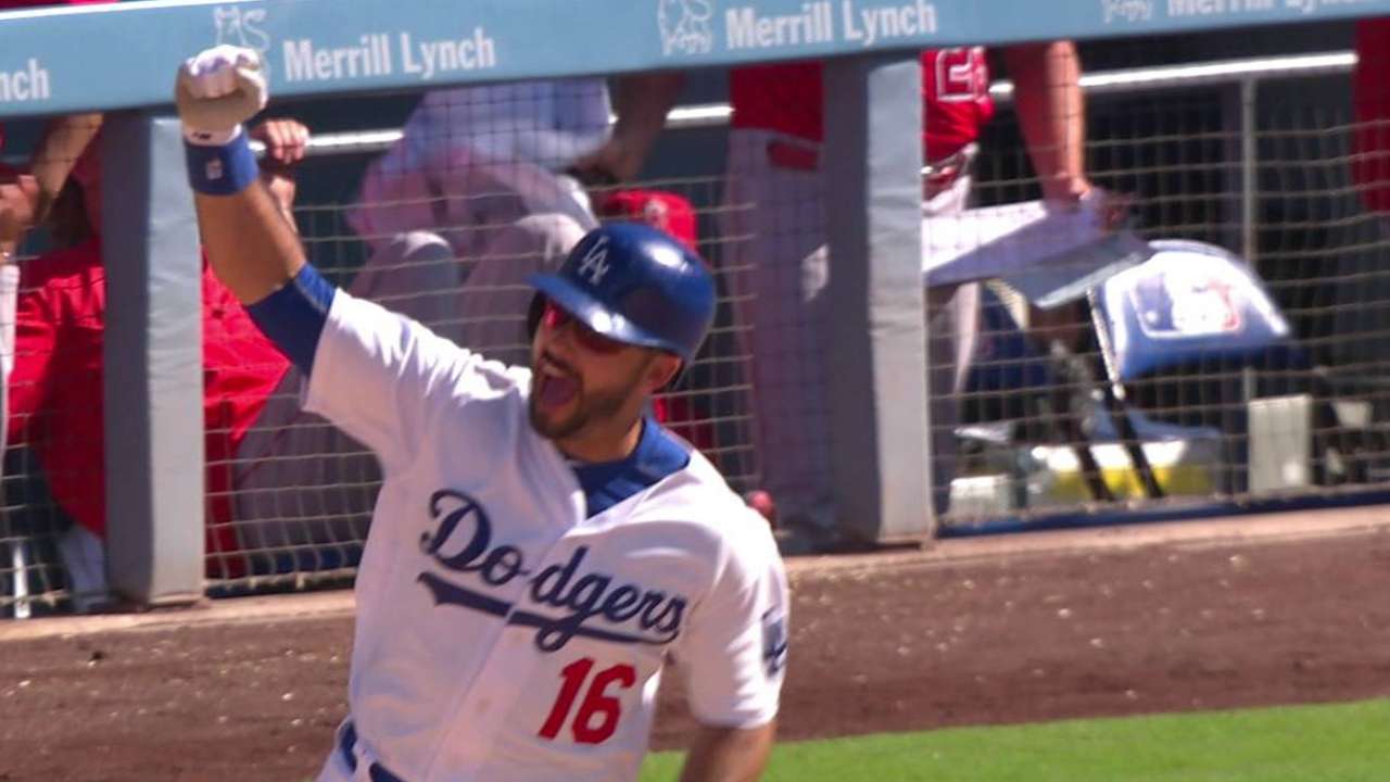 Dodgers sweep Angels on Ethier's 2 homers