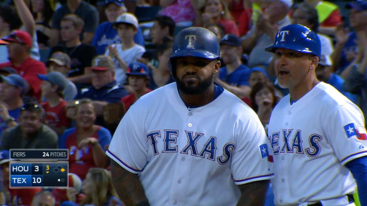 Rangers score five more in 3rd