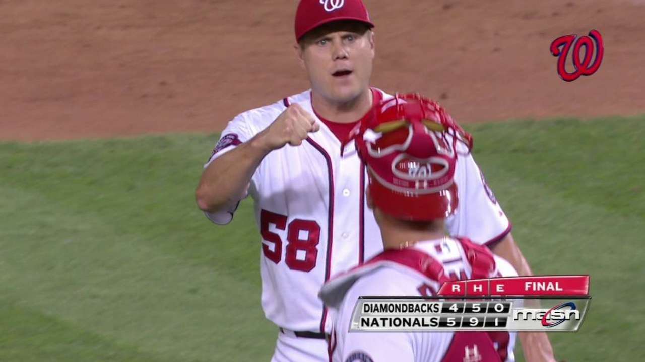 Nats fend off D-backs late to end slide