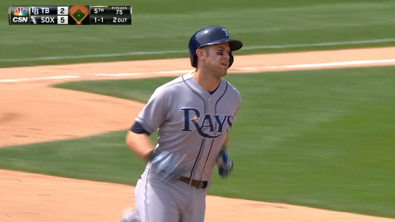 Longoria's solo shot