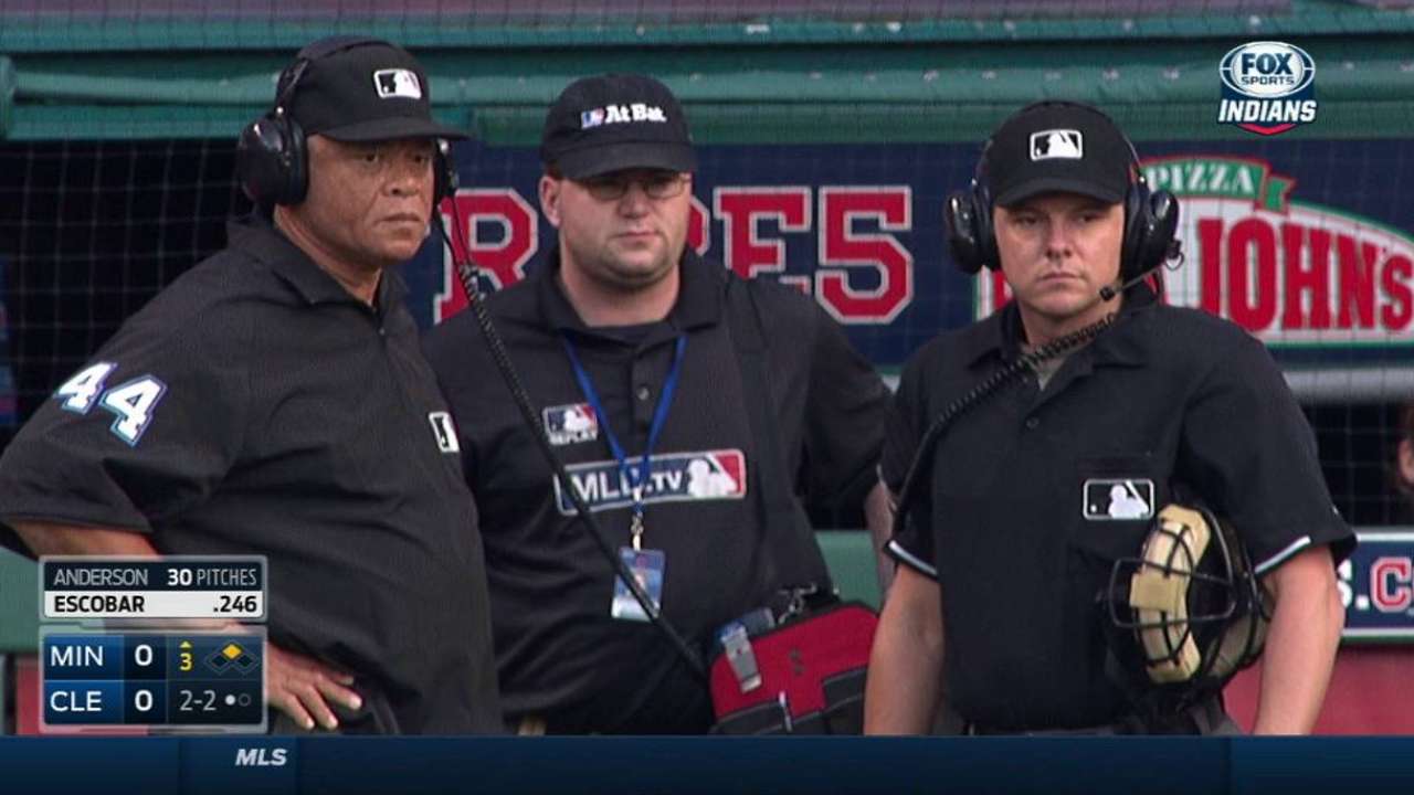 Umpires review count in the 3rd