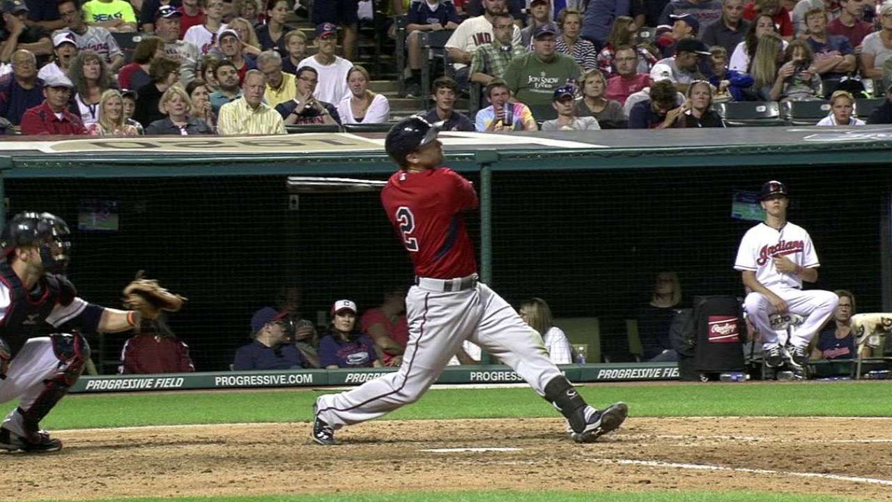 Dozier's solo homer