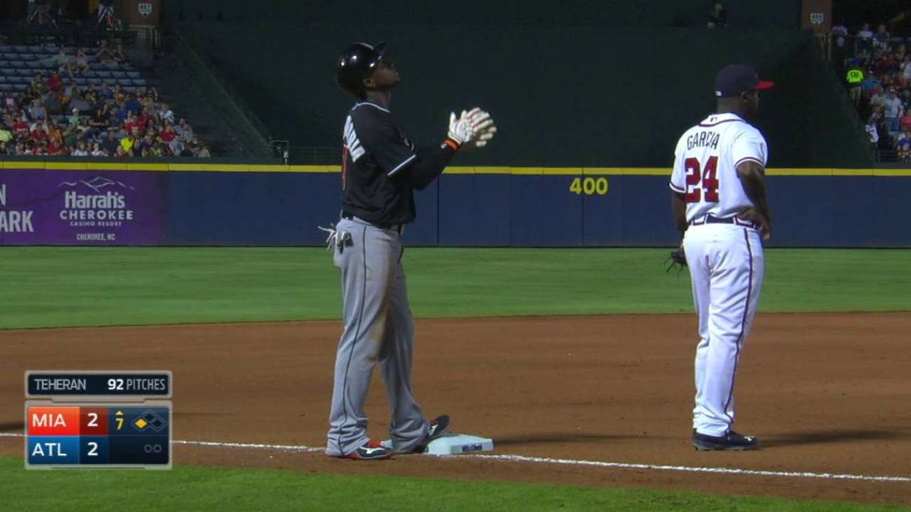 Hechavarria's game-tying triple