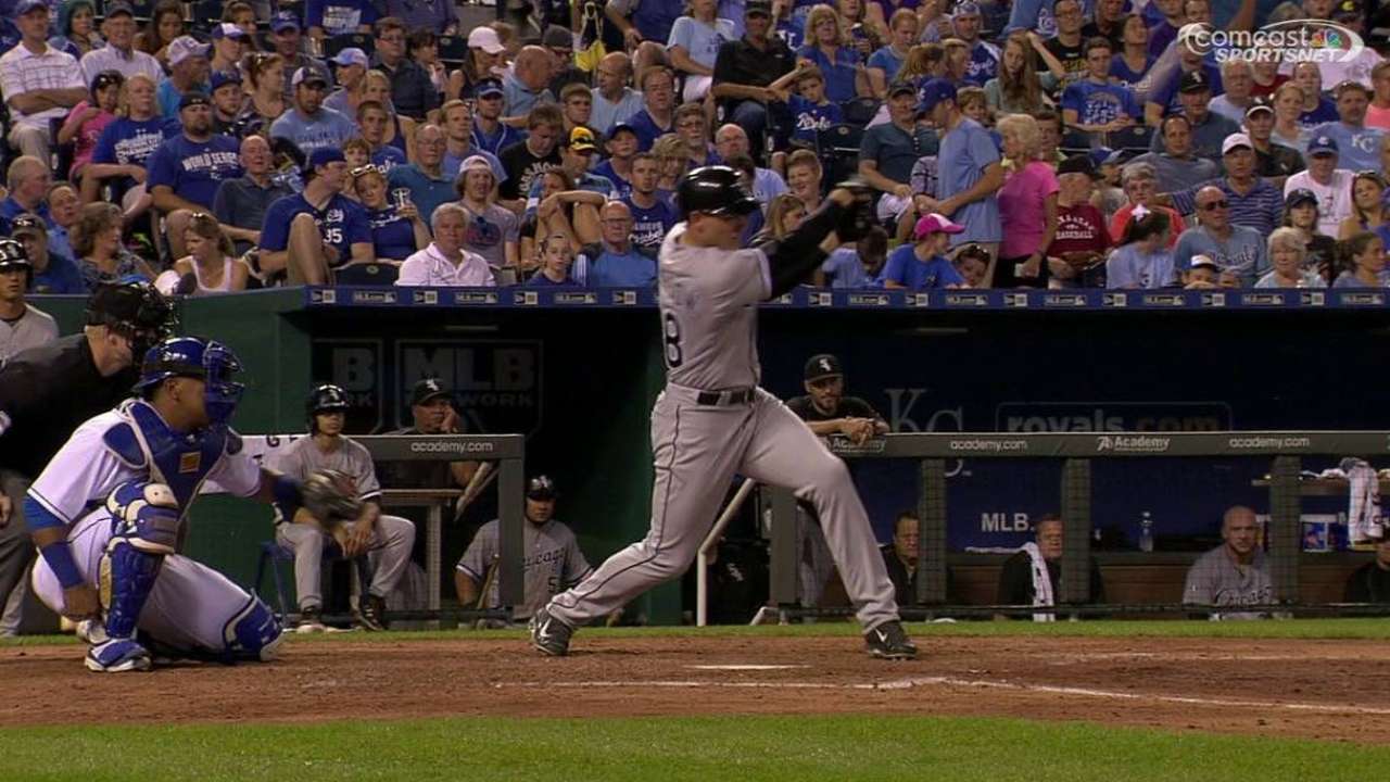 Thompson's first career hit
