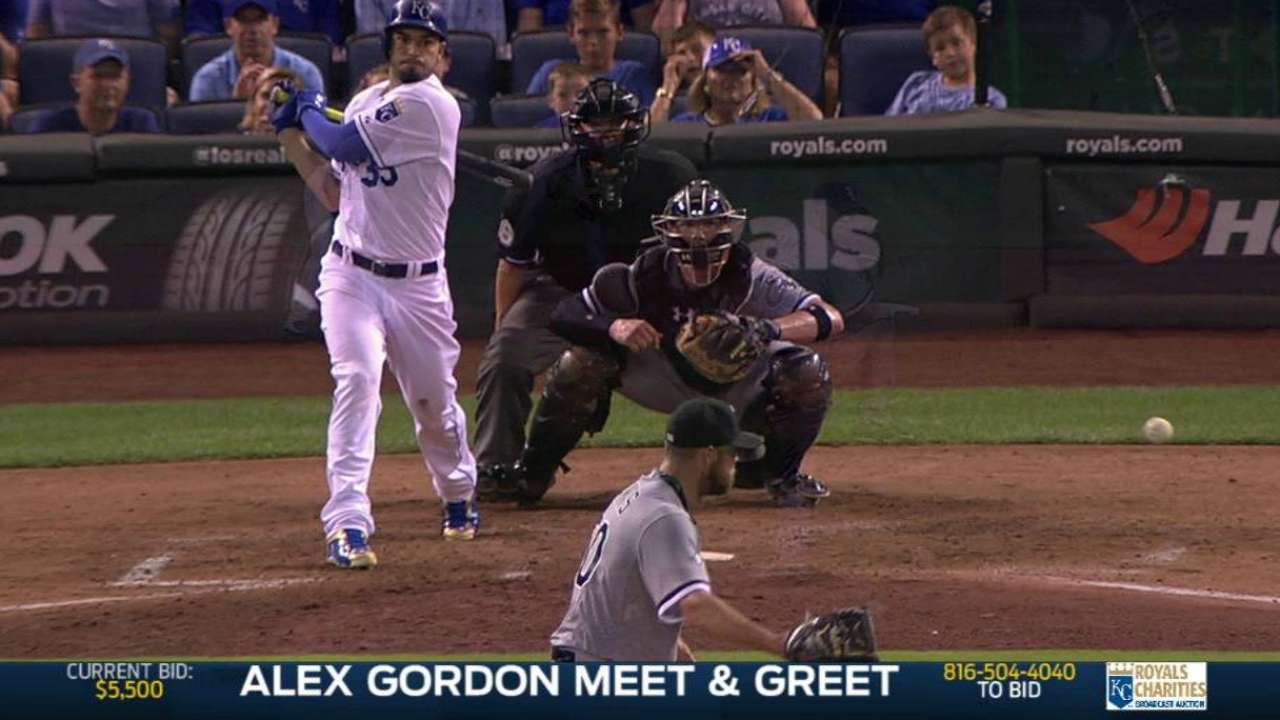 Hosmer's RBI single