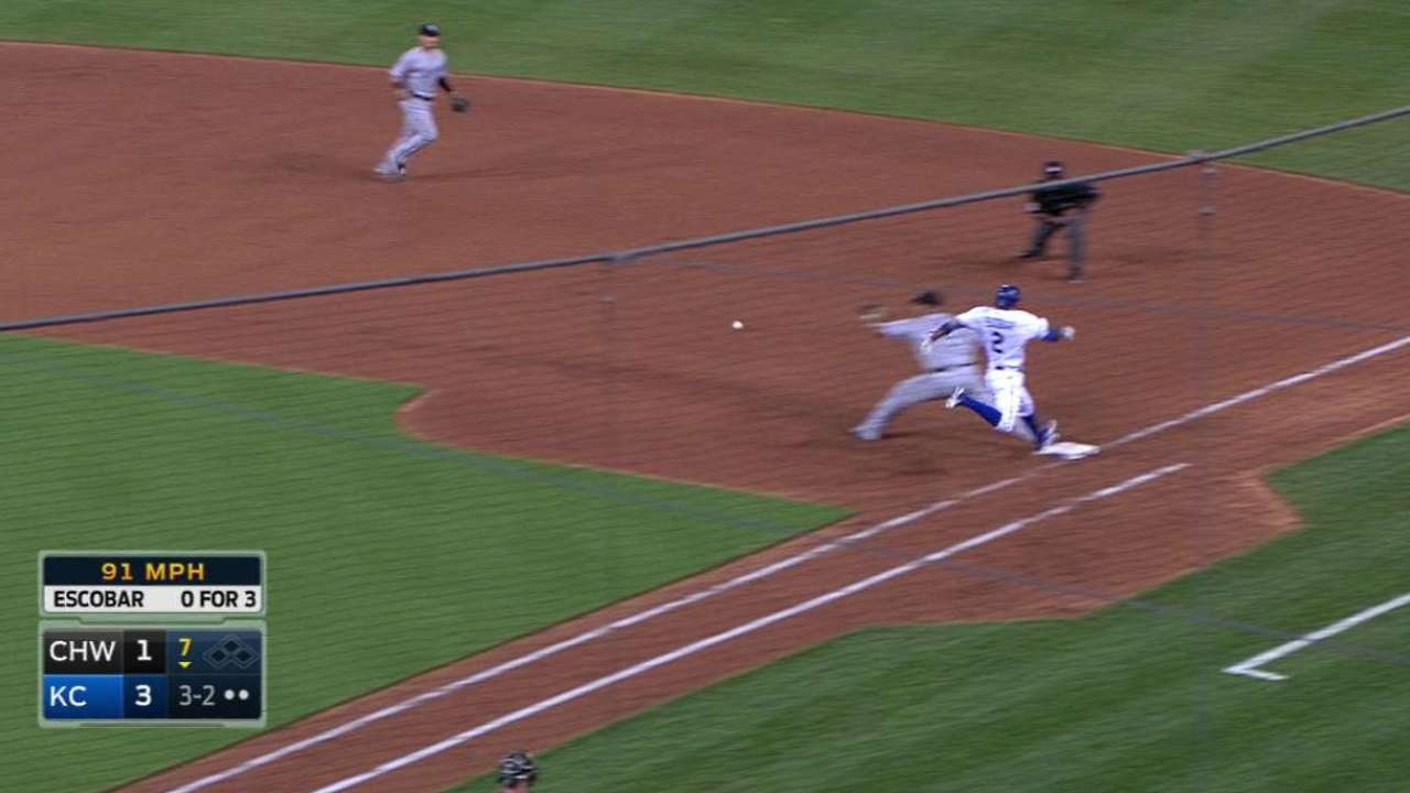 Escobar gets single on review