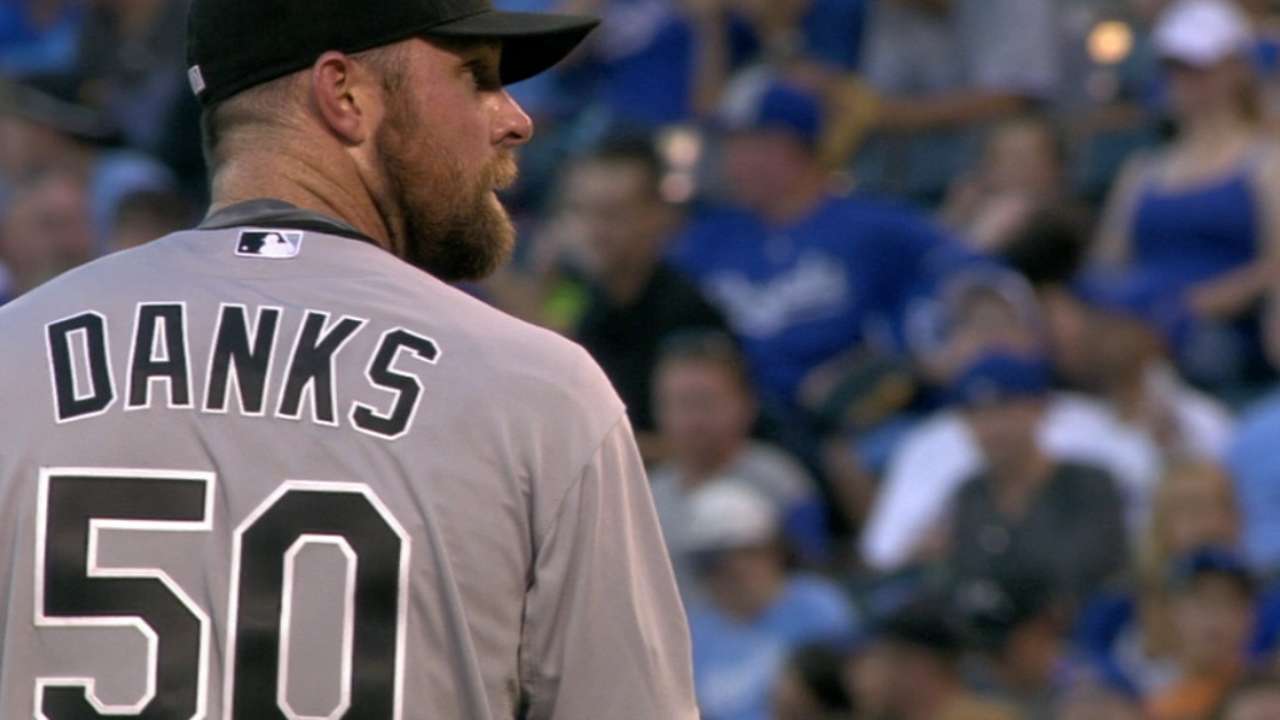 Danks' fate determined in difficult sixth inning