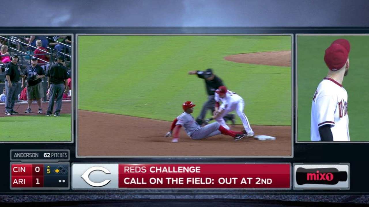 D-backs' odd double play stands
