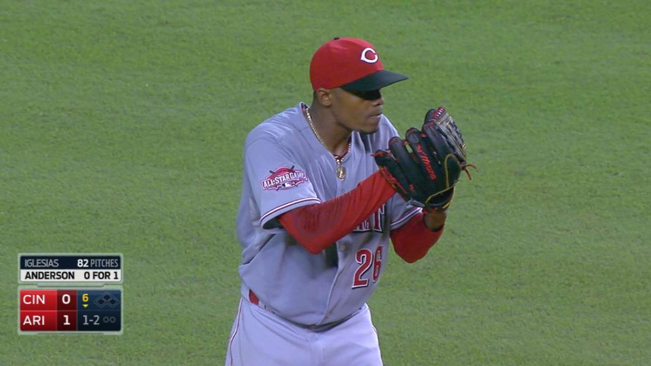 Rookie Iglesias beginning to come of age