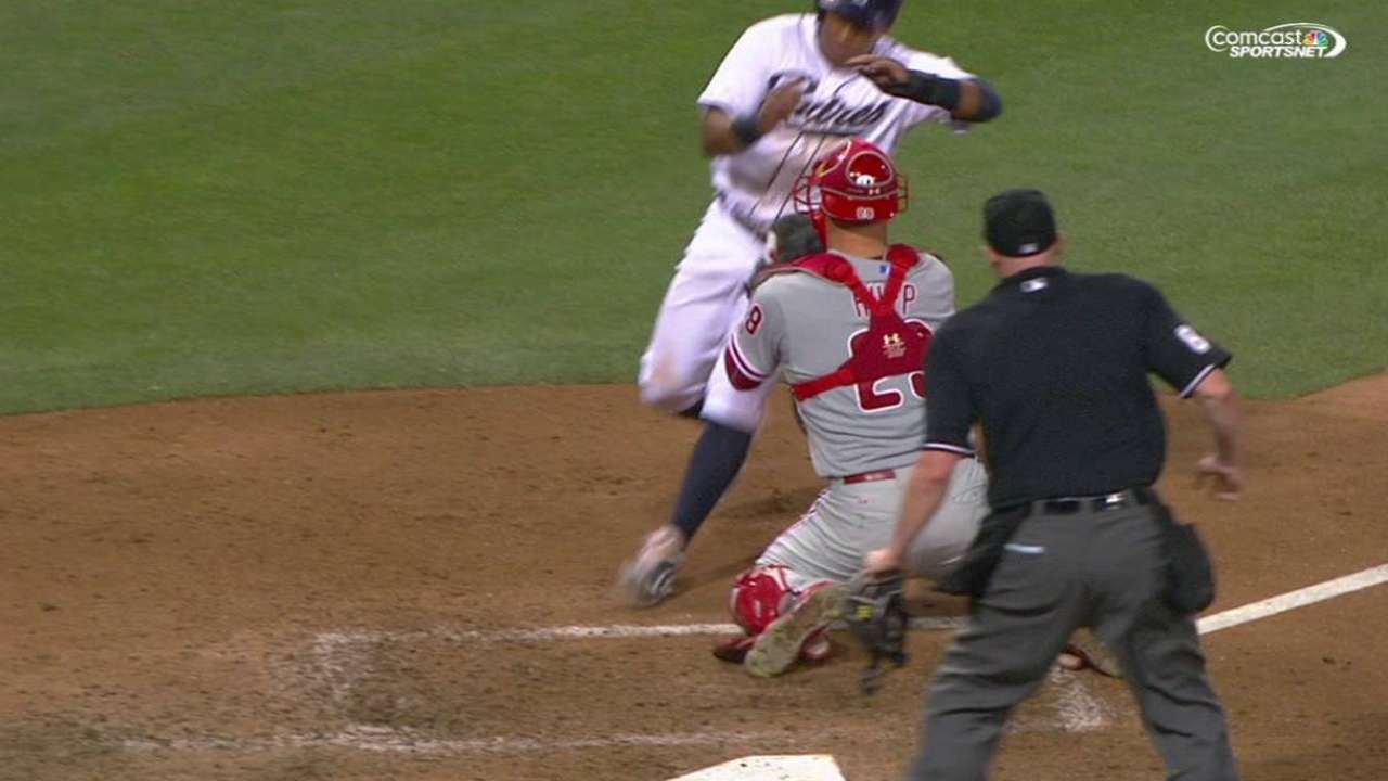 Brown gets out at home on review