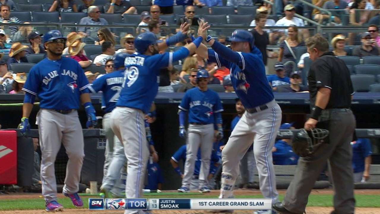 Smoak's grand slam